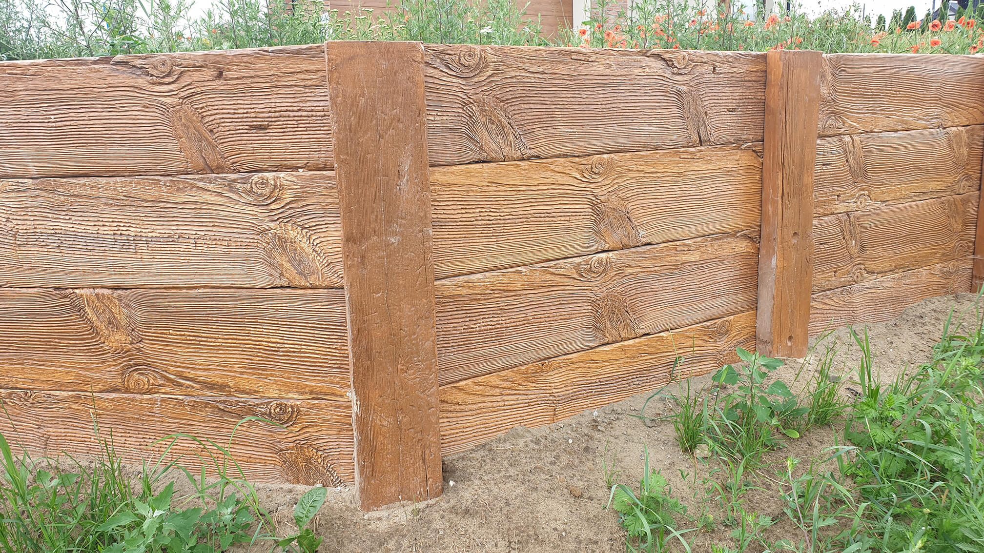 drewno betonowe rustykal